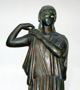 Bronze statue from Villa dei Papiri, Herculaneum