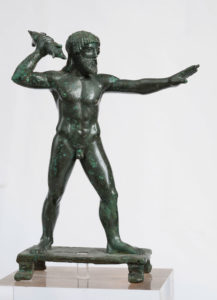 Bronze figurine of Zeus Keraunios (with a thunderbolt)